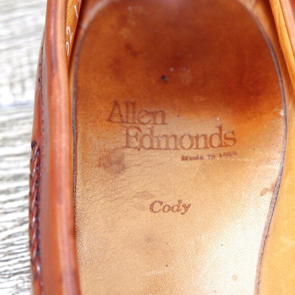 Allen Edmonds CODY Dress Loafer 8.5 D Chili * add $15 new Cedar Trees main image 8